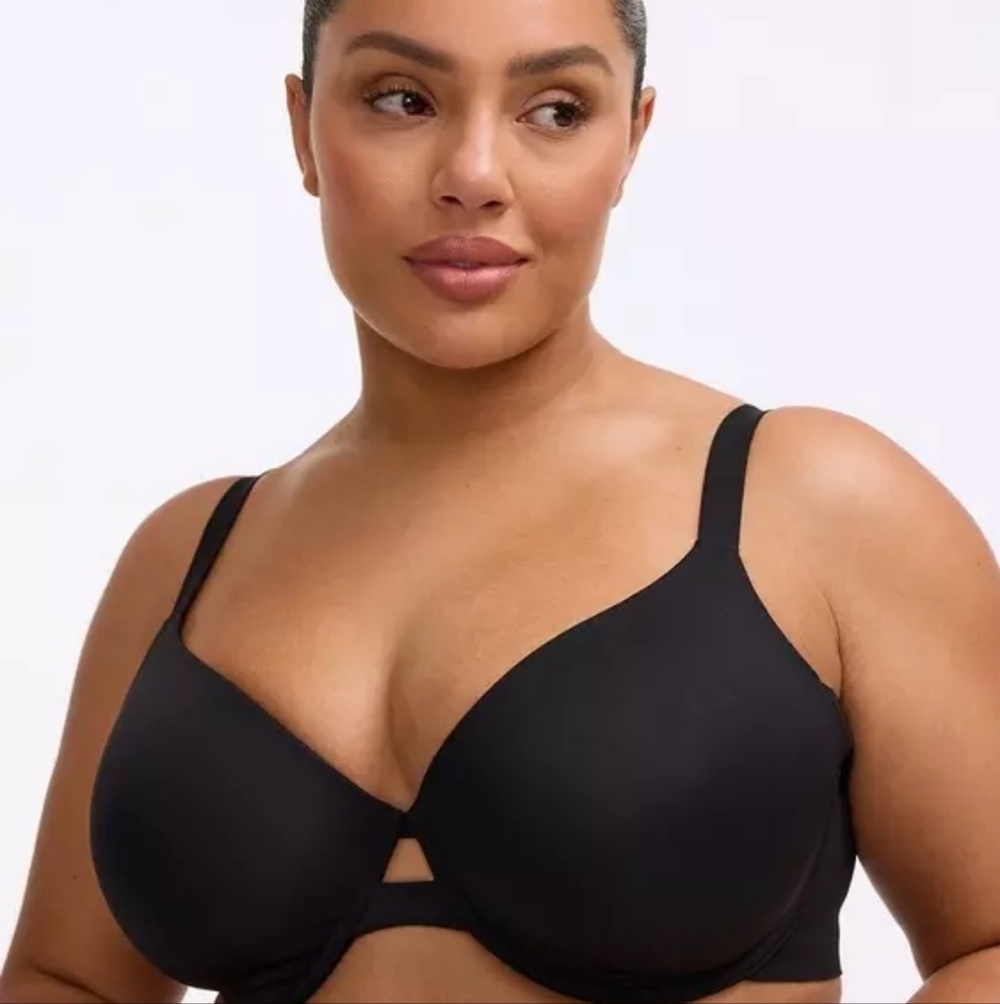 Warner's Blissful Benefits Smoothing Underarm Underwire Black Bra 40D